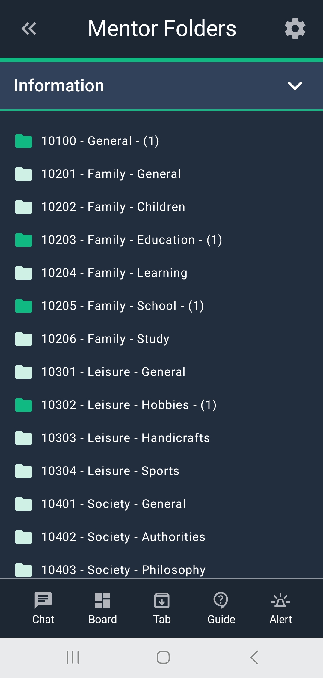 Syndaris Mentor Folder